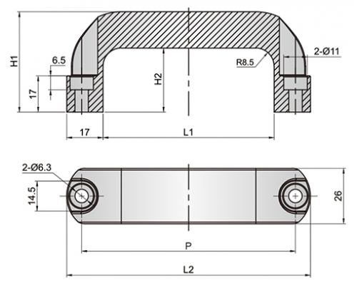 Ручка A40401.043W116 Алтервиа