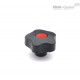 Лепестковая поворотная ручка VCT.50 B-M8-C6 (69953-C6) ELESA+GANTER