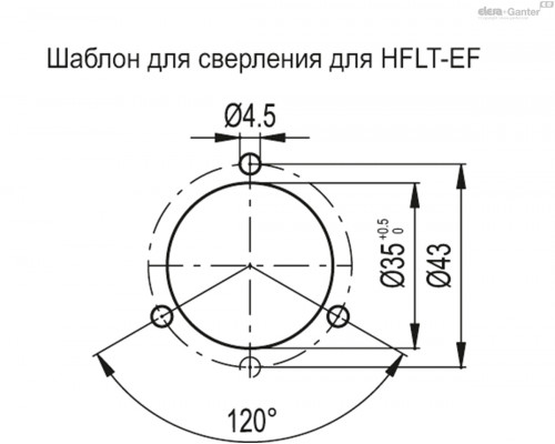 Индикатор HFL-ER-NC (111288) ELESA+GANTER