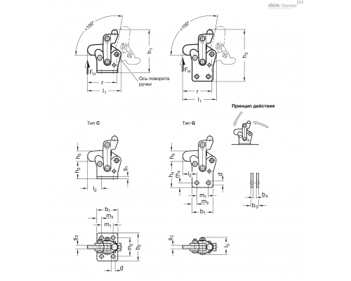 Модуль GN 810.12-1540-C ELESA+GANTER