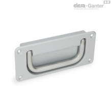 Складная ручка GN 425.8-120-NI-SR-A ELESA+GANTER