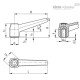 Ручка рычажного типа MF.40 B-M5-C3 (39041-R-C3) ELESA+GANTER