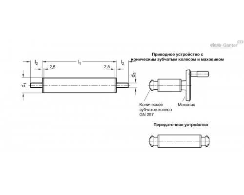 Привод GN 391-18-47-SCR ELESA+GANTER