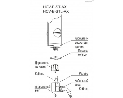 Индикатор HCV.76-E-ST-NC-70-M10-KN (11066-KN) ELESA+GANTER