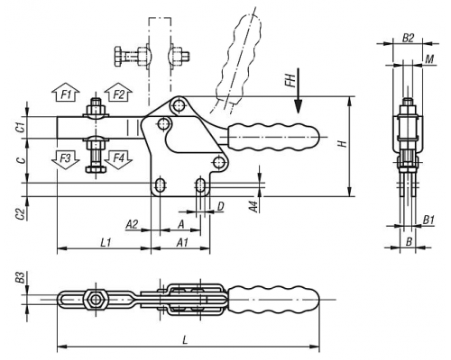Прижимы K0072.0250 Kipp