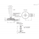 Регулируемая опора GN 33-100-M24-150-B1-UK ELESA+GANTER