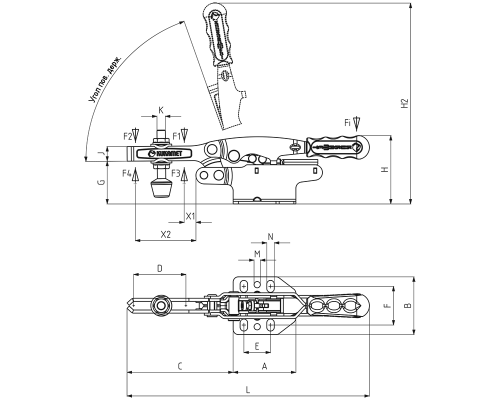 Прижимы 122-3 Kukamet