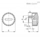 Ручка с рифлением BT.12 AV-B-M3 (7310) ELESA+GANTER