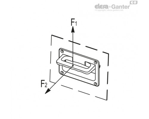 Складная ручка MPR.141-C33 (43851-C33) ELESA+GANTER