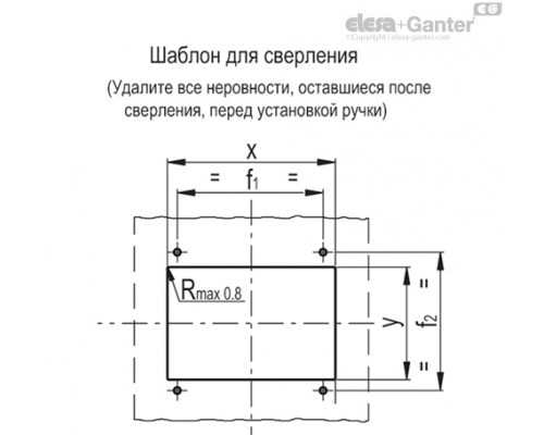 Складная ручка MPR.141-C33 (43851-C33) ELESA+GANTER