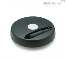 Маховичок цельнолитый VDS.100+IR-A12 (72682-R) ELESA+GANTER