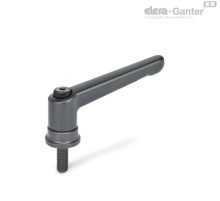 Регулируемая ручка рычажного типа GN 300.4-108-M12-85-SZ ELESA+GANTER