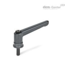 Регулируемая ручка рычажного типа GN 300.4-108-M12-85-SZ ELESA+GANTER