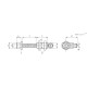 Крепление VPD-10-48-G1/4-F-L (VV.42058) ELESA+GANTER