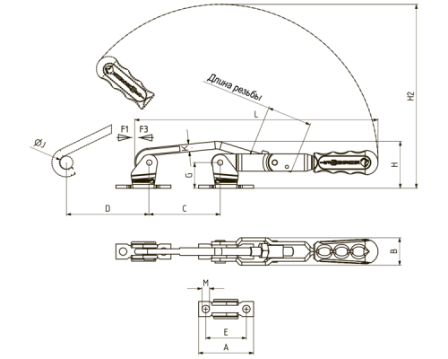 Защелка 413-3 Kukamet