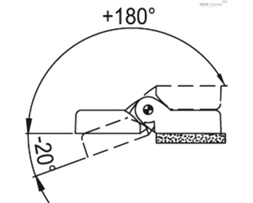 Петли CFL.102 CH-8 (425202) ELESA+GANTER