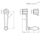 Кривошипная рукоятка DIN 469-125-V14-F ELESA+GANTER