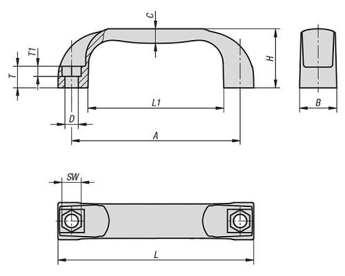 Ручка K0190.313208 Kipp