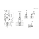 Подъёмный штифт GN 1133-M10-14-ST ELESA+GANTER
