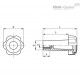 Лепестковая поворотная ручка VTL.50/80 B-M10-C2 (182222) ELESA+GANTER