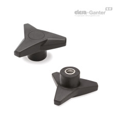 Трёхлепестковая ручка VB.839/63 SST-M8-SOFT-C9 (64808-C9) ELESA+GANTER