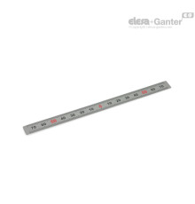 Линейка GN 711-NI-400-W-M ELESA+GANTER
