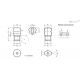 Крепёжный болт GN 6322-12-8-C ELESA+GANTER
