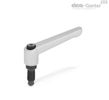 Регулируемая ручка рычажного типа GN 306-63-M10-25-DZ-SR ELESA+GANTER