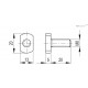 Винт MPG-V-p-M8x20 (419693) ELESA+GANTER