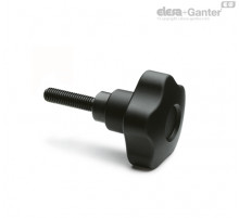 Лепестковая ручка с функцией защиты VCTS-Z-40 p-M6x40 (169734) ELESA+GANTER