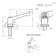 Регулируемая ручка рычажного типа GN 307-30-M5-16-SW ELESA+GANTER