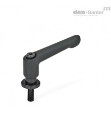 Регулируемая ручка рычажного типа GN 307-30-M5-12-SW ELESA+GANTER