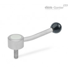 Плоская ручка рычажного типа GN 125.5-40-M12-32-E ELESA+GANTER
