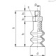 Вакуумная присоска VVN-30-G1/4-T-S (VV.58016) ELESA+GANTER