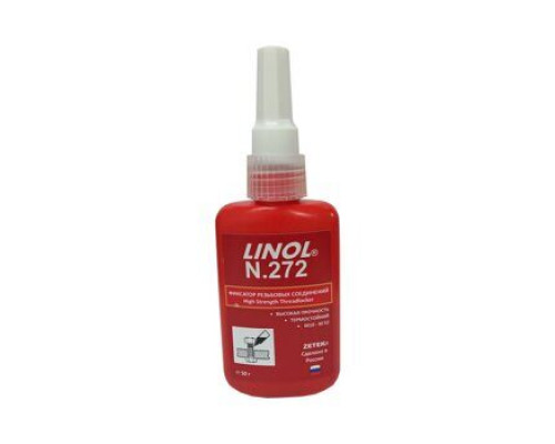 Резьбовой фиксатор высокой прочности, высокотемпературный LINOL N.272 50G