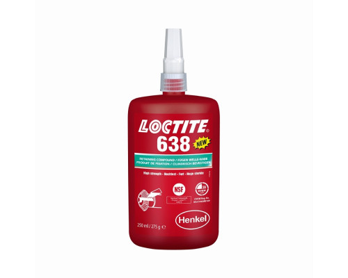 Вал-втулочный фиксатор высокопрочный быстроотверждаемый LOCTITE 638 250ML