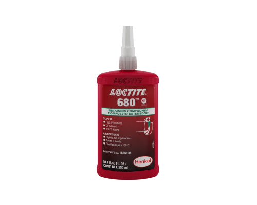 Вал-втулочный фиксатор высокопрочный LOCTITE 680 250ML Вал-втулочный фиксатор высокопрочный LOCTITE 680 250ML