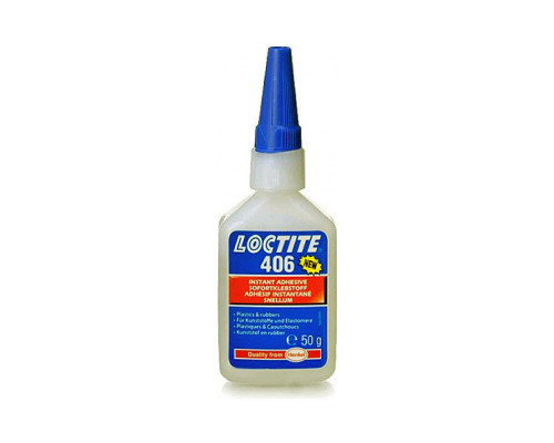 Клей для эластомеров и резины LOCTITE 406 50G Клей для эластомеров и резины LOCTITE 406 50G
