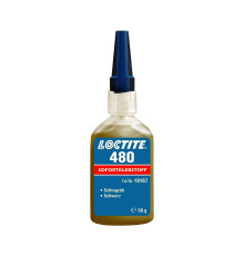 Клей общего назначения, упрочненный, термо/вибростойкий, черный LOCTITE 480 50G