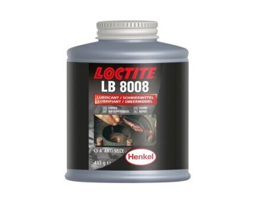 Смазка противозадирная медная, банка с кистью LOCTITE LB 8008 453G Смазка противозадирная медная, банка с кистью LOCTITE LB 8008 453G