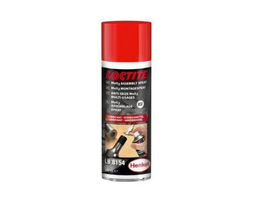 Паста молибденовая для сборочных работ, спрей LOCTITE LB 8154 400ML Паста молибденовая для сборочных работ, спрей LOCTITE LB 8154 400ML