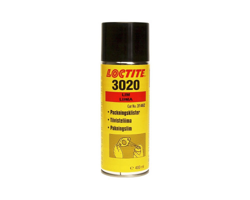 Спрей для технологической фиксации вырубленных прокладок LOCTITE 3020 400ML Спрей для технологической фиксации вырубленных прокладок LOCTITE 3020 400ML