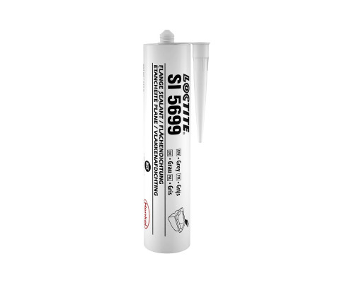 Высокопрочный силиконовый клей-герметик серого цвета LOCTITE SI 5699 GY 300ML Высокопрочный силиконовый клей-герметик серого цвета LOCTITE SI 5699 GY 300ML