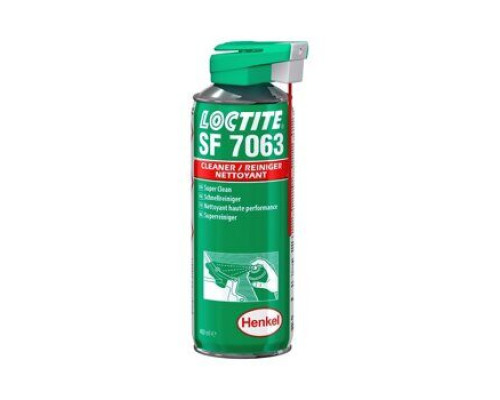 Очиститель для пластмасс и металлов, быстродействующий, спрей LOCTITE SF 7063 400ML Очиститель для пластмасс и металлов, быстродействующий, спрей LOCTITE SF 7063 400ML